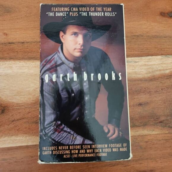 Garth Brooks country VHS music video cassette tape  The Dance 90s Thunder Rolls - Picture 1 of 6